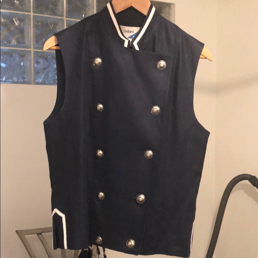 Navy vest